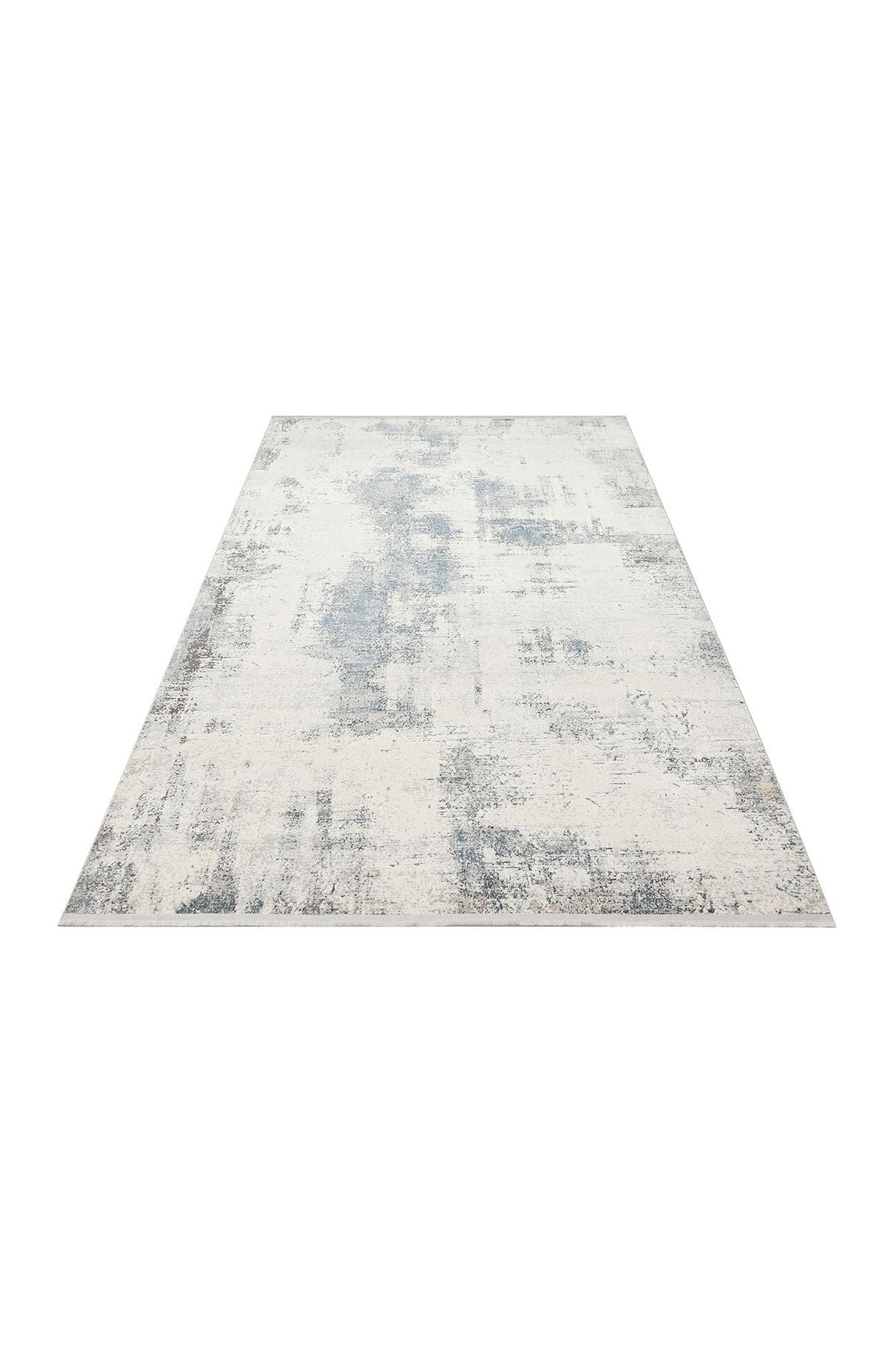 Passage Plz01 Cream Navy Yumuşak Tuşeli Sık Dokuma Modern Halı