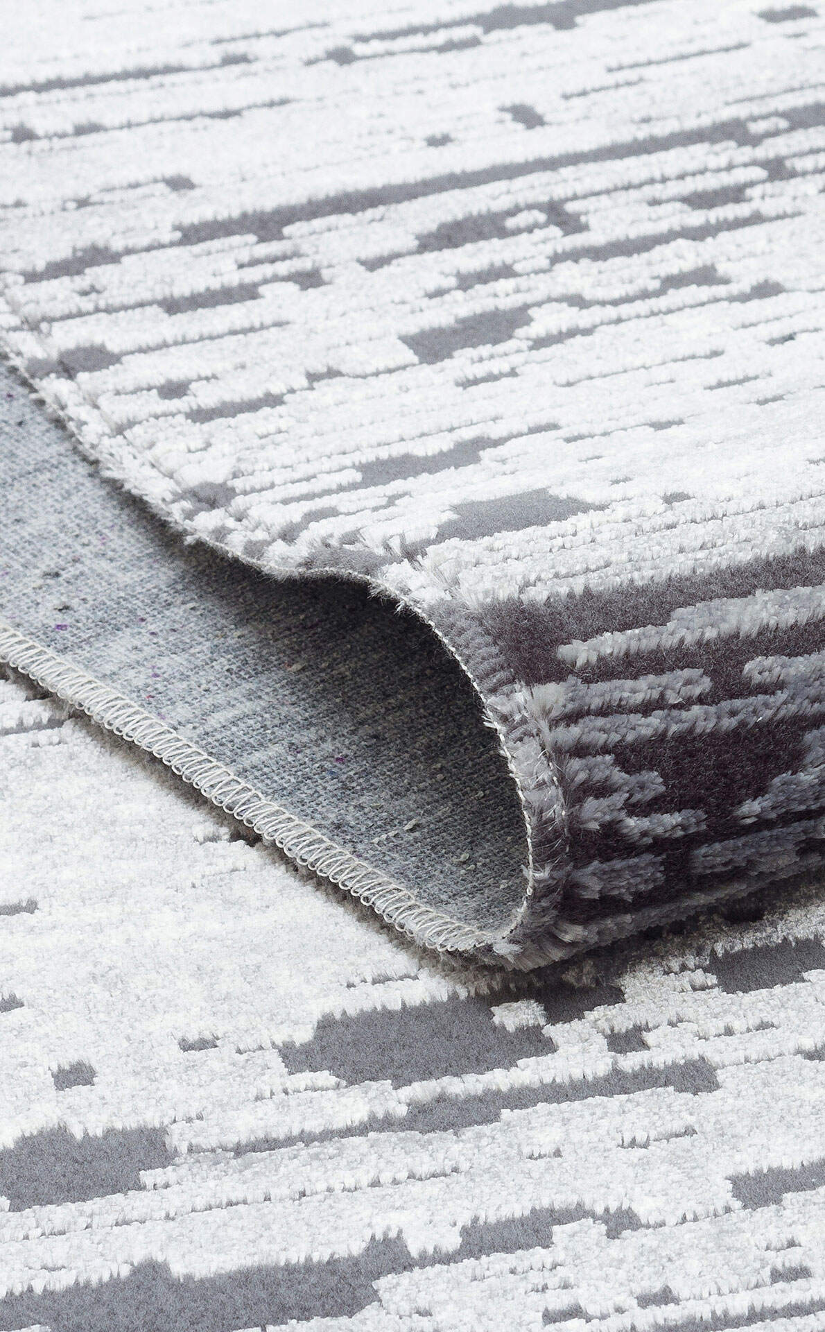 ST 20 SILVER XW - SATEEN - Hav Toz Vermez Yıkanabilir Kaymaz İnce Dokuma Modern Halı