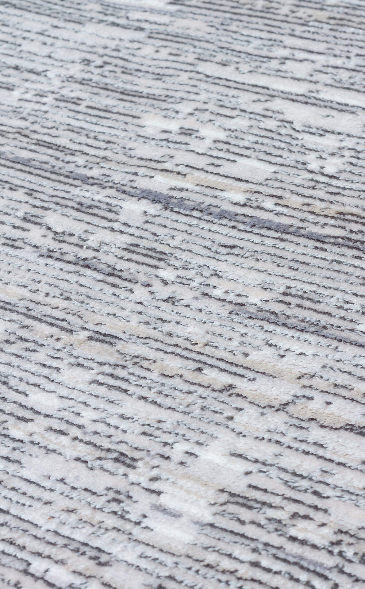 ST 107 DARK GREY - SATEEN - Yıkanabilir Kaymaz Tabanlı Hav Vermez Sık Dokuma Modern Halı