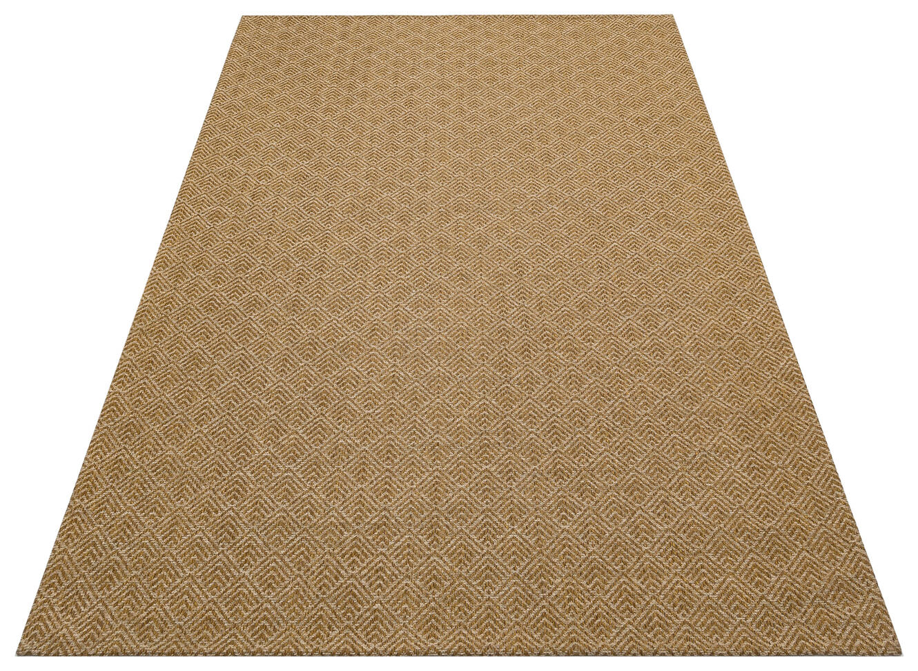 BRK 03 NATURAL BEIGE - BROOKLYN - Hasır Görünümlü Kaymaz Renkli Dokuma Modern Kilim