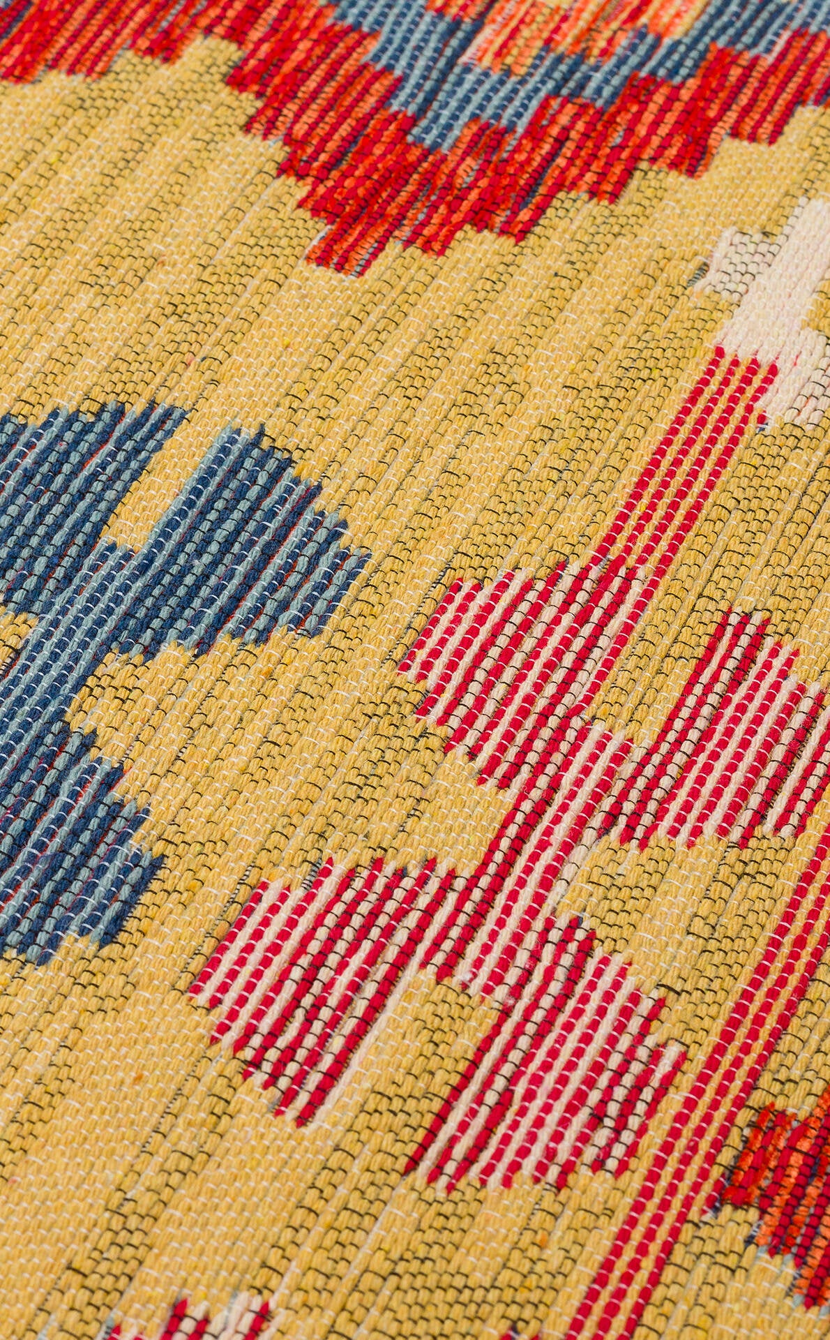 Nomad NMD 03 Kırmızı - Çift Taraflı Yıkanabilir Kilim | Otantik Kilim