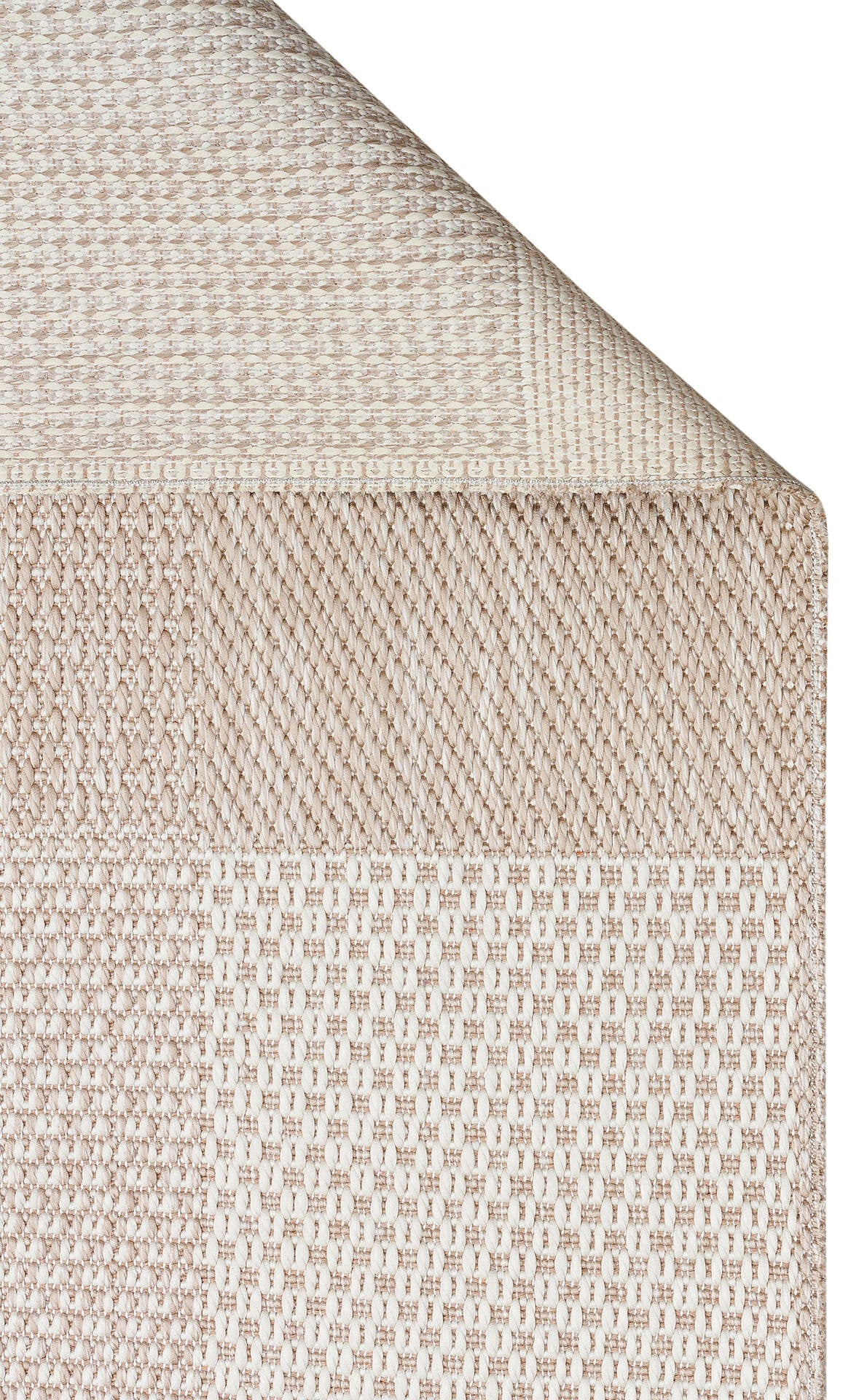 Mono MNO 01 Bej - Yıkanabilir Kaymaz Kilim Halı