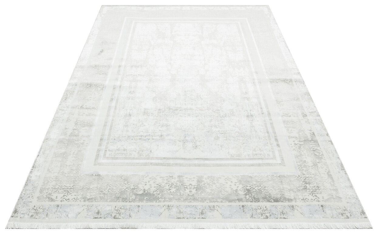 ST 17 SILVER XW - SATEEN - Hav Toz Vermez Yıkanabilir Kaymaz İnce Dokuma Modern Halı