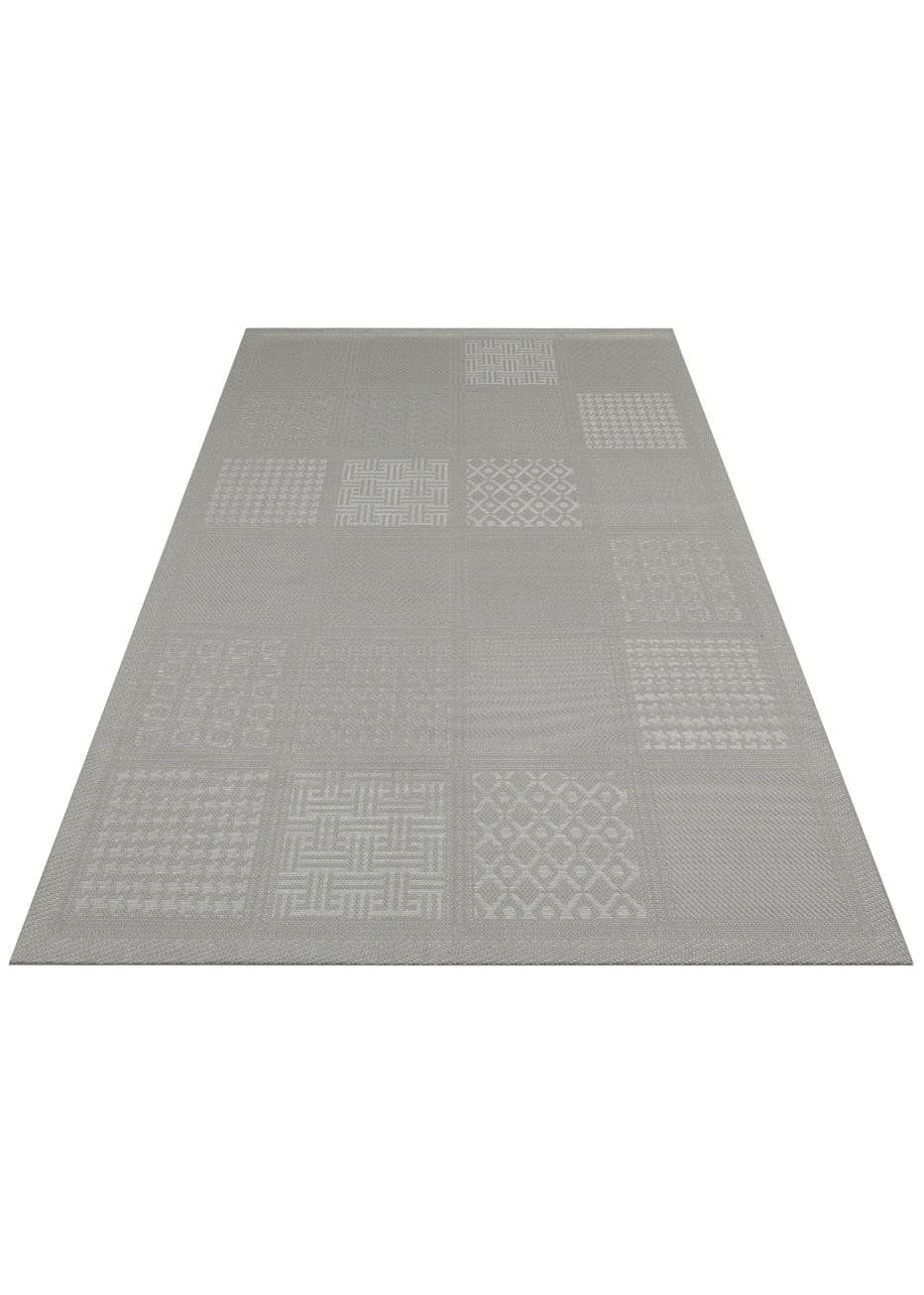 Mono MNO LUX 02 Antrasit - Yıkanabilir Kaymaz Kilim Halı