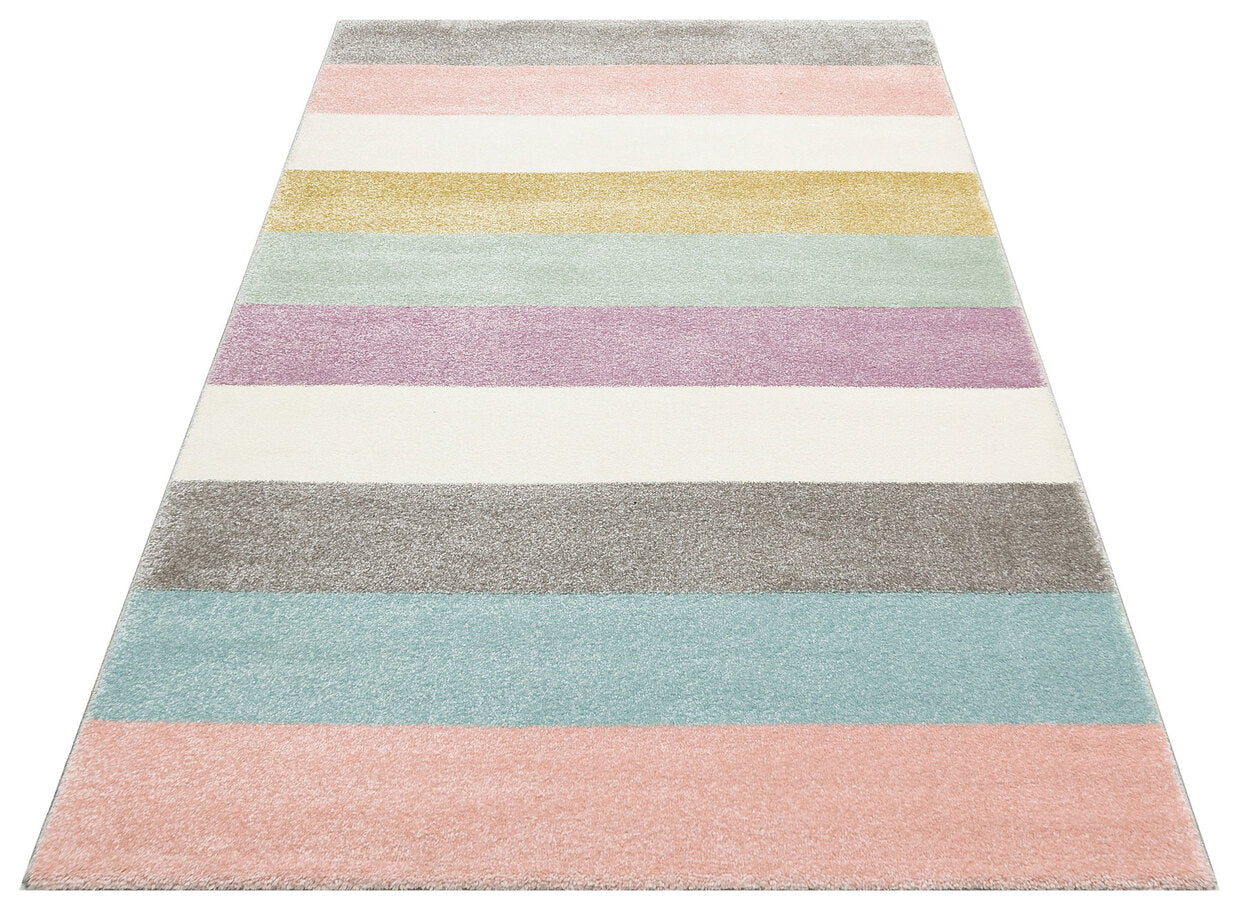 Kids KDS 22 Pastel - Yumuşak Dokulu Hav Toz Vermez Çocuk Halısı