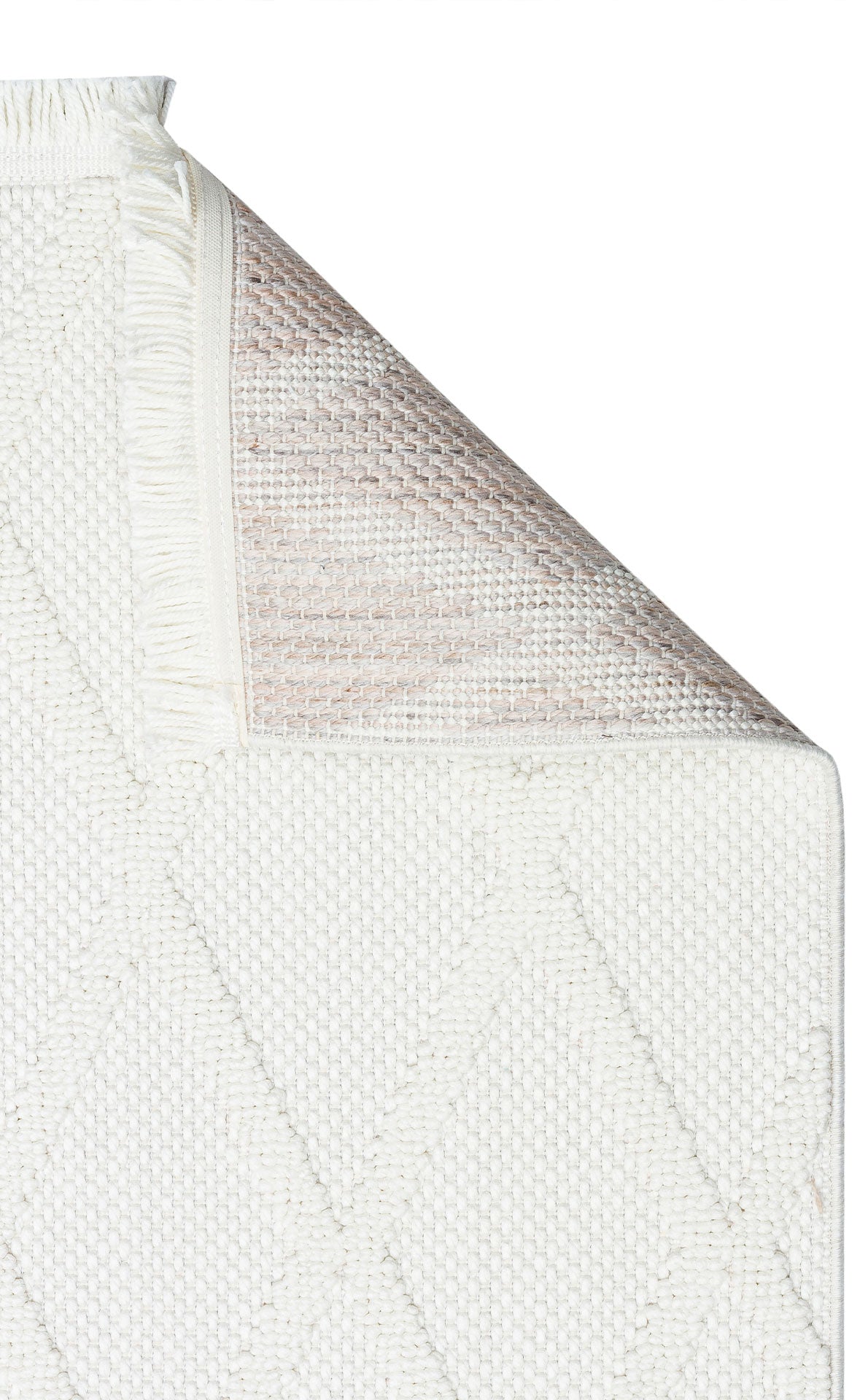 CZY 04 CREAM - COZY - Hav Toz Vermez Modern Örgü Dokuma Makine Halısı