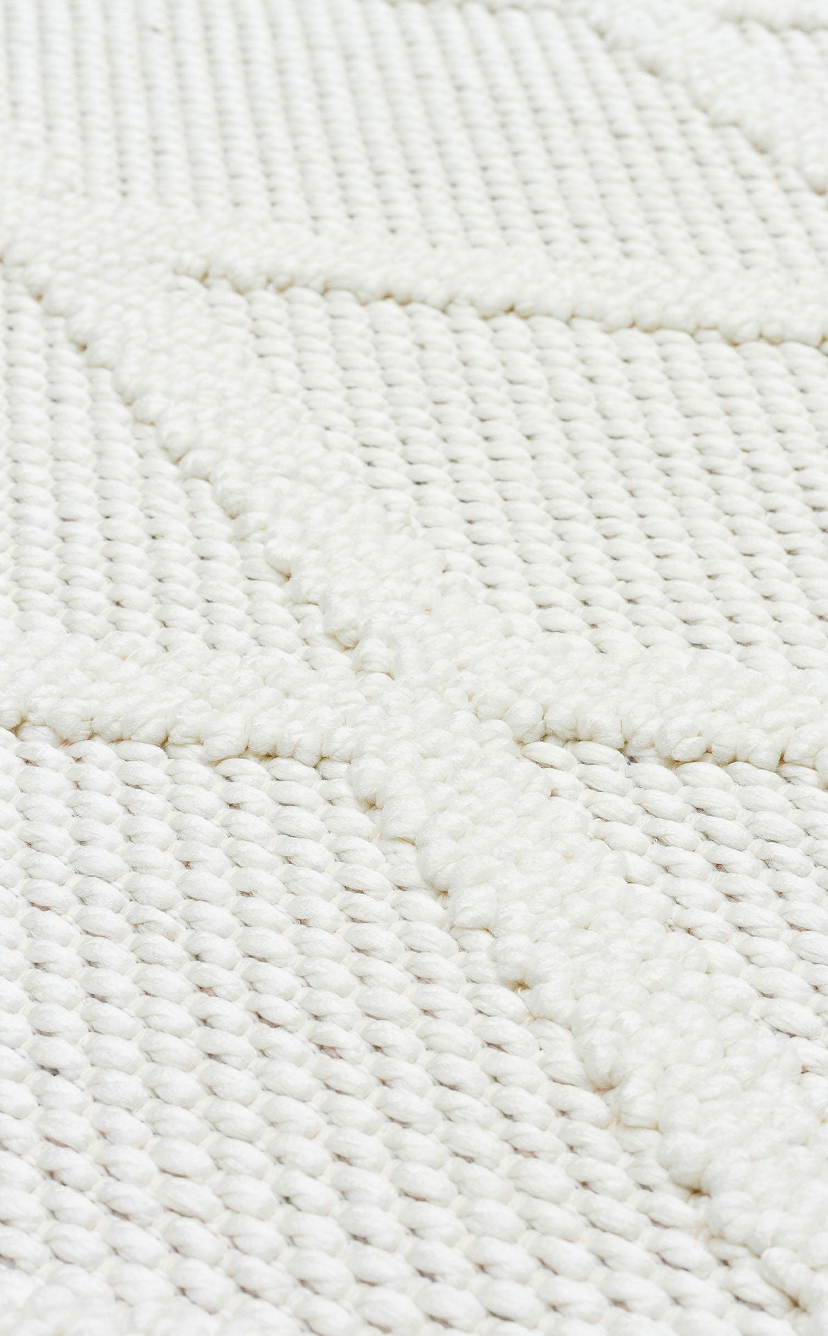 CZY 04 CREAM - COZY - Hav Toz Vermez Modern Örgü Dokuma Makine Halısı