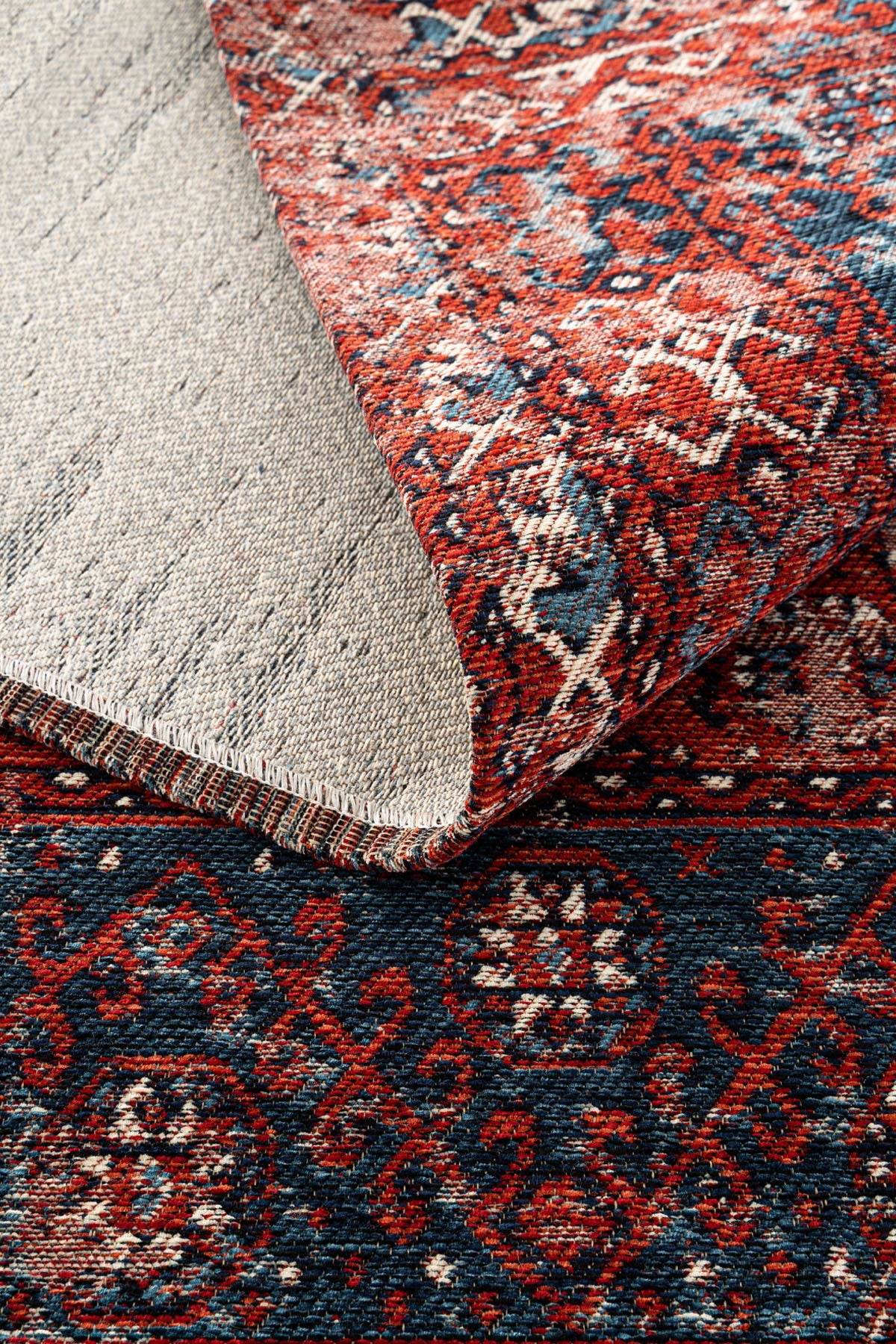 AND 02 MULTY - ANADOLU KILIM - Anadolu Antik Desenli Yıkanabilir Kaymaz Tabanlı Etnik Kilim