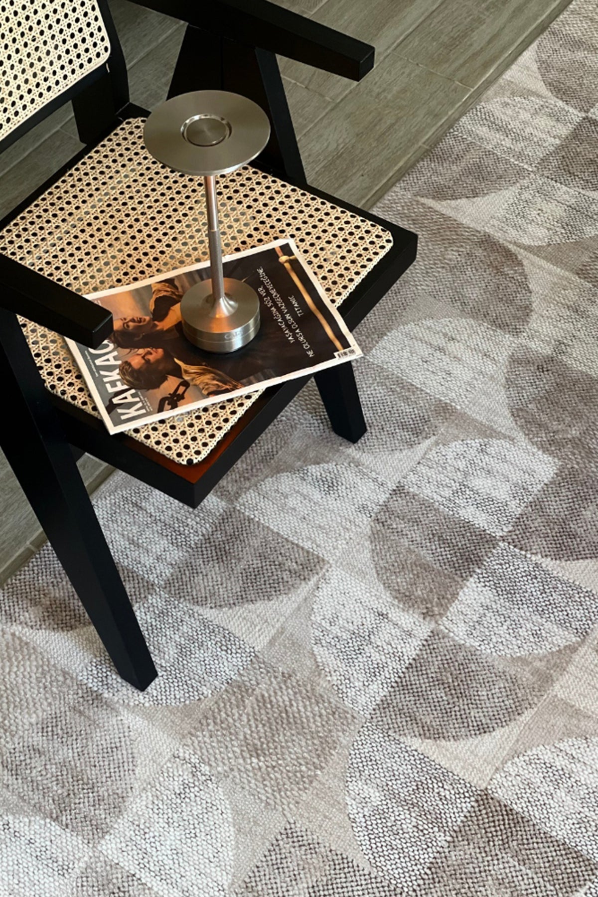 Truva 6622 Bej - Modern Akrilik Salon Halısı