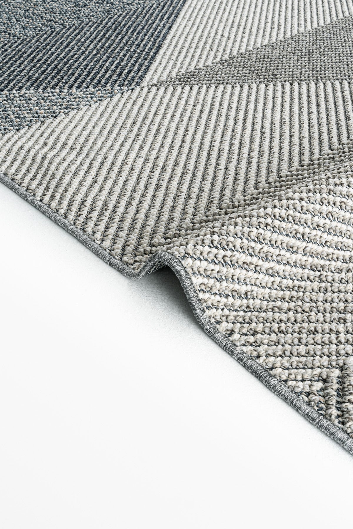 SH 08 GREY MULTY - SOHO - Hav Toz Vermez Hasır Dokuma Modern Makine Halısı
