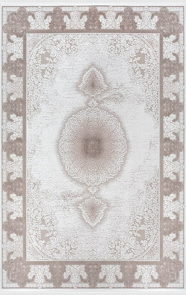 Arden 79423-082 Modern Desenli Gri Akrilik Makine Halısı