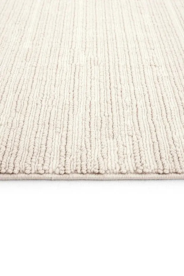 Bukle 1120 Bej İskandinav Modern Yumuşak Dokulu Antialerjik Halı