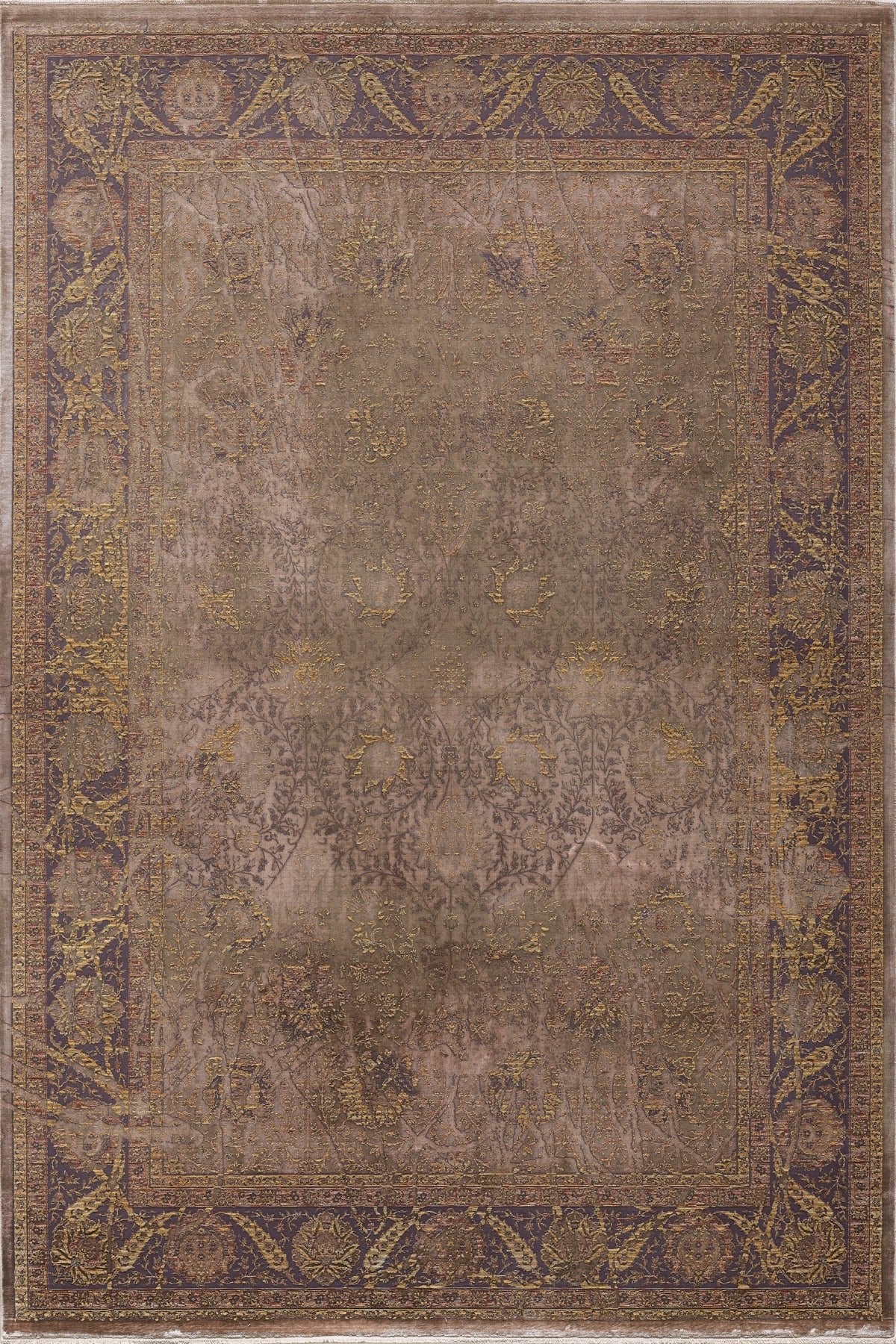 Empera Halı GORDION 6060 BRUNUS Geometrik Desenli Oturma Odası, Antre ve Mutfak Halısı