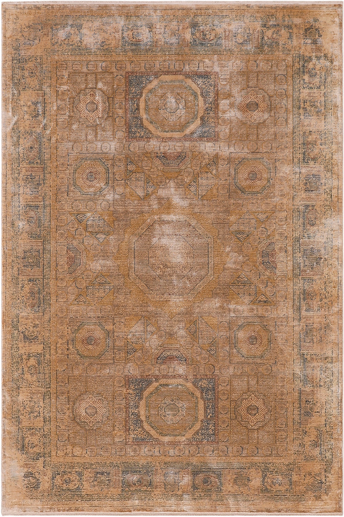 Empera Halı GORDION 6073 CROWN Geometrik Desenli Oturma Odası, Antre ve Mutfak Halısı