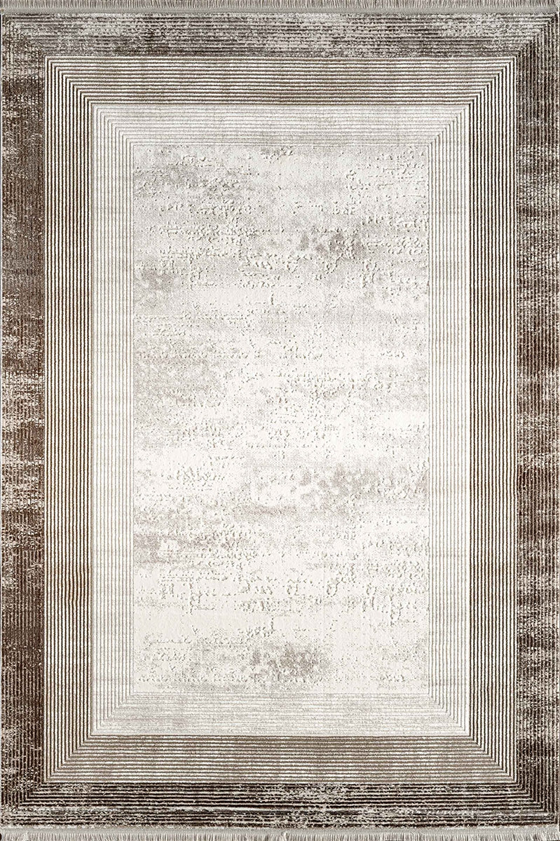 Kim Royal KC04C Akrilik Modern Klasik Halı | %100 Pamuk Taban Saçaklı