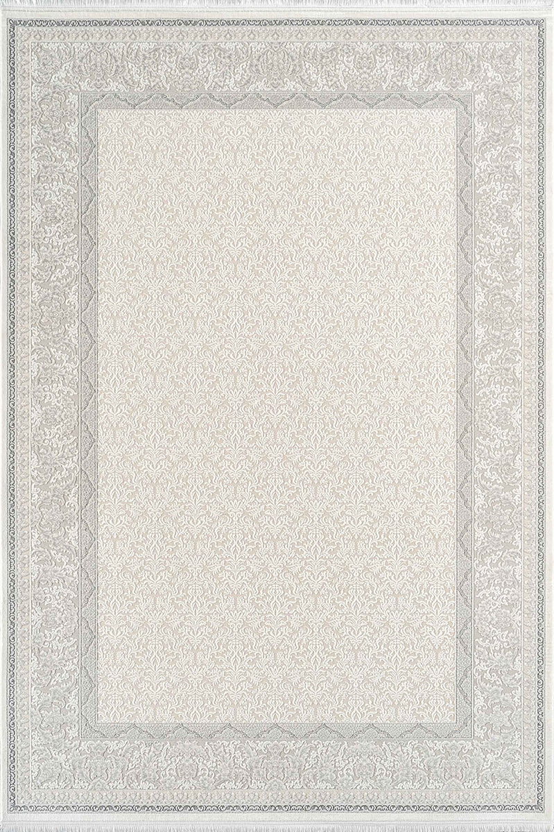 Vintage VH02A Desenli Akrilik Halı %100 Pamuk Tabanlı Dekoratif Saçaklı Modern Salon Halısı
