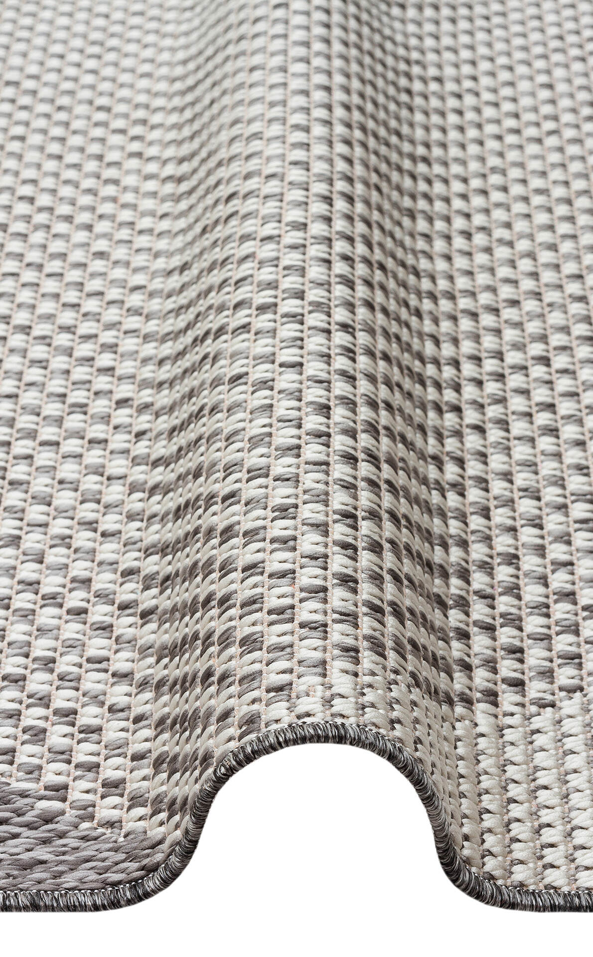 Mono MNO 03 Gri - Yıkanabilir Kaymaz Kilim Halı