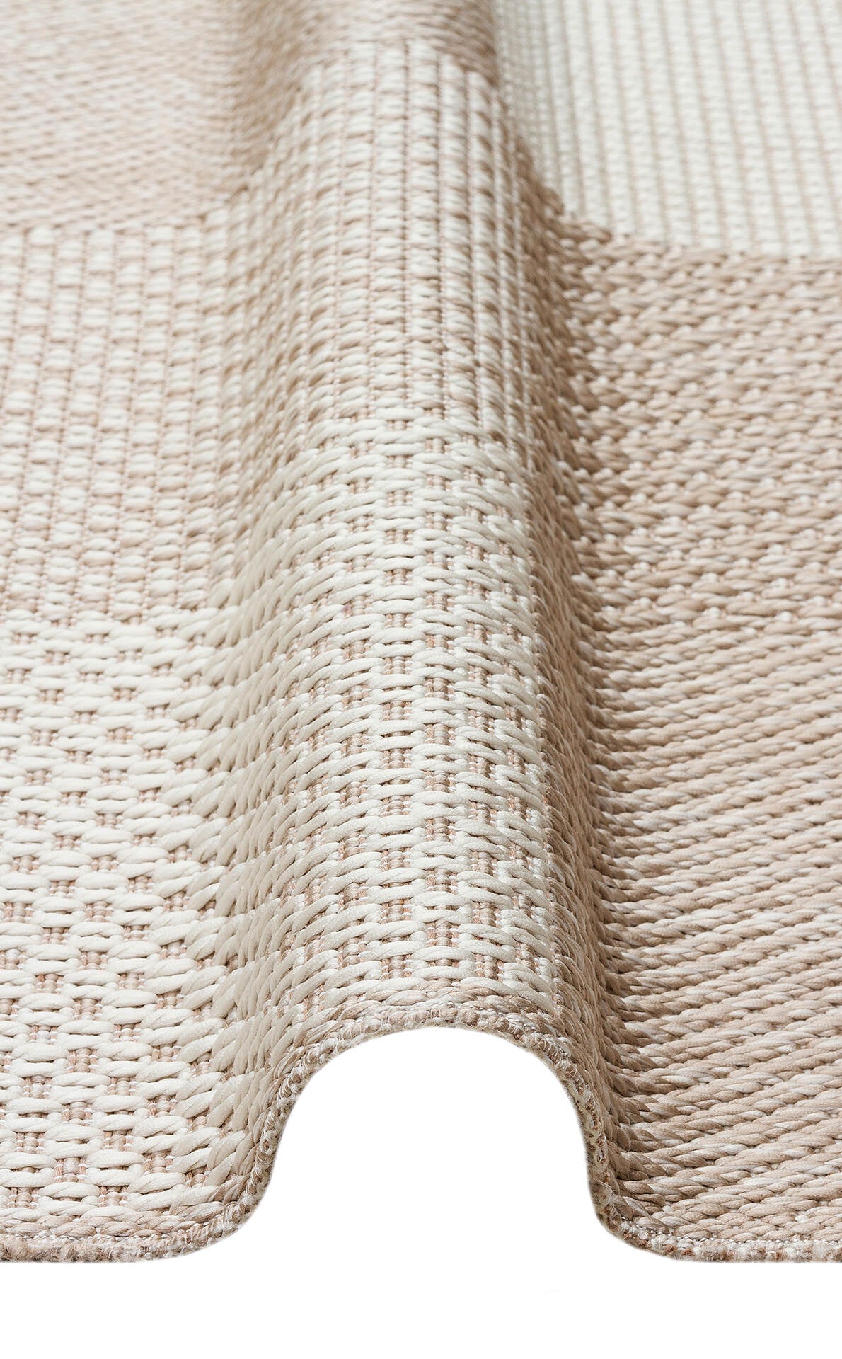 Mono MNO 01 Bej - Yıkanabilir Kaymaz Kilim Halı