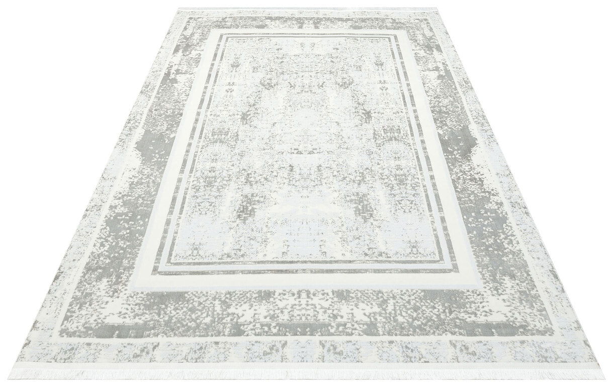 ST 17 SILVER XW - SATEEN - Hav Toz Vermez Yıkanabilir Kaymaz İnce Dokuma Modern Halı
