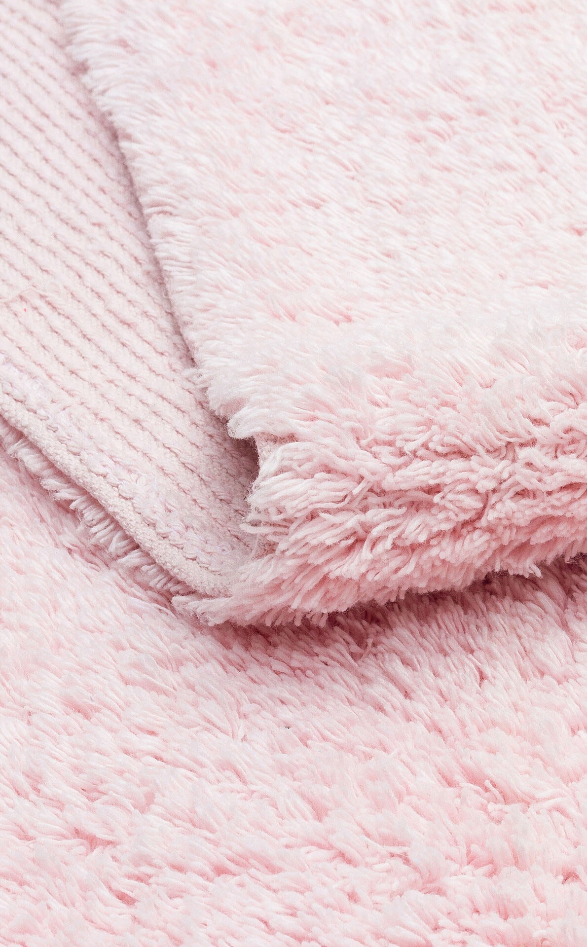 Cotton Boon CBN Plain Pembe - Yıkanabilir Kaymaz Naturel Pamuk Bebek Halısı