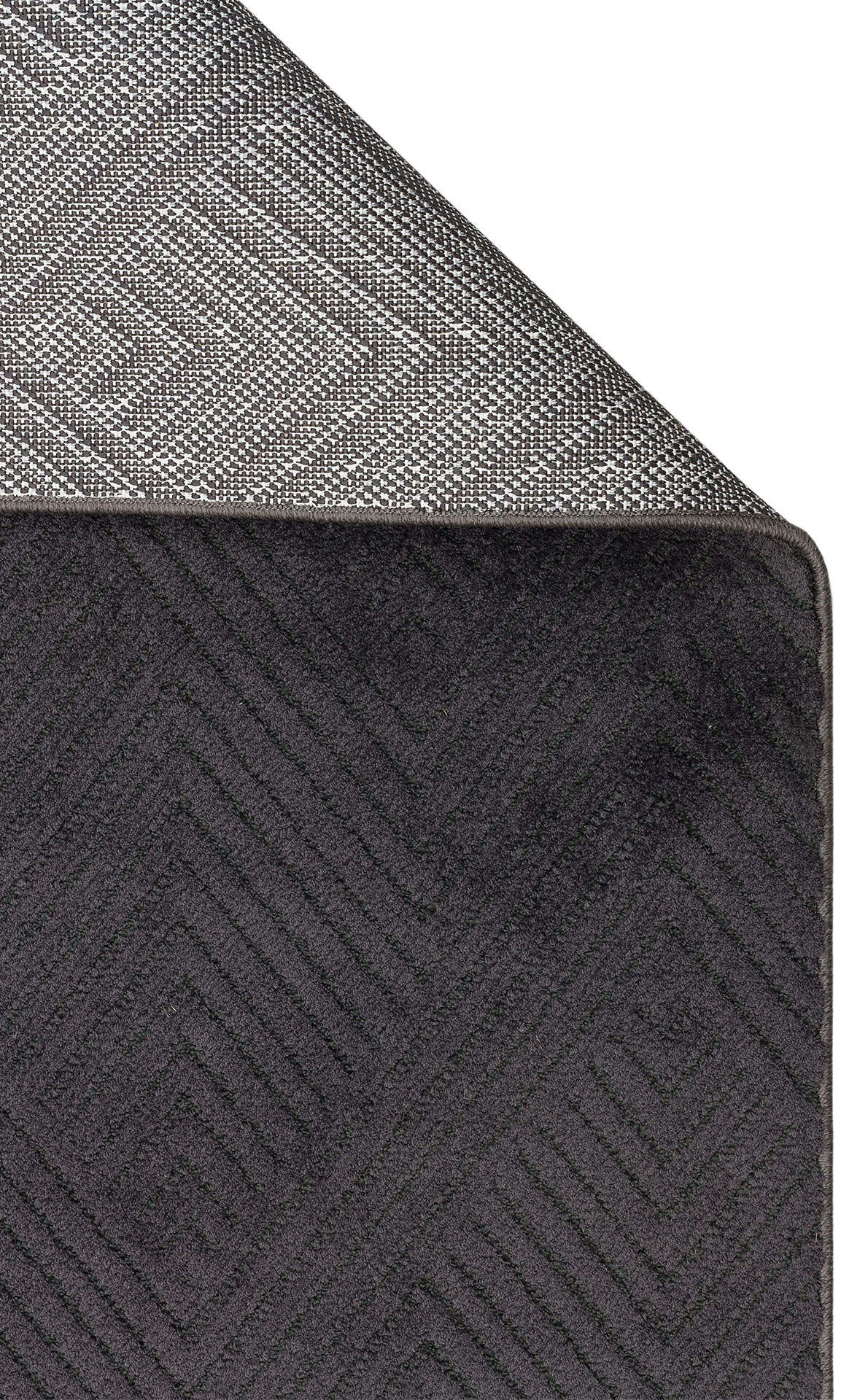 URB 01 BLACK - URBAN - Etnik Desenlere Sahip Hav Toz Vermez Yumuşak Dokulu Modern Halı