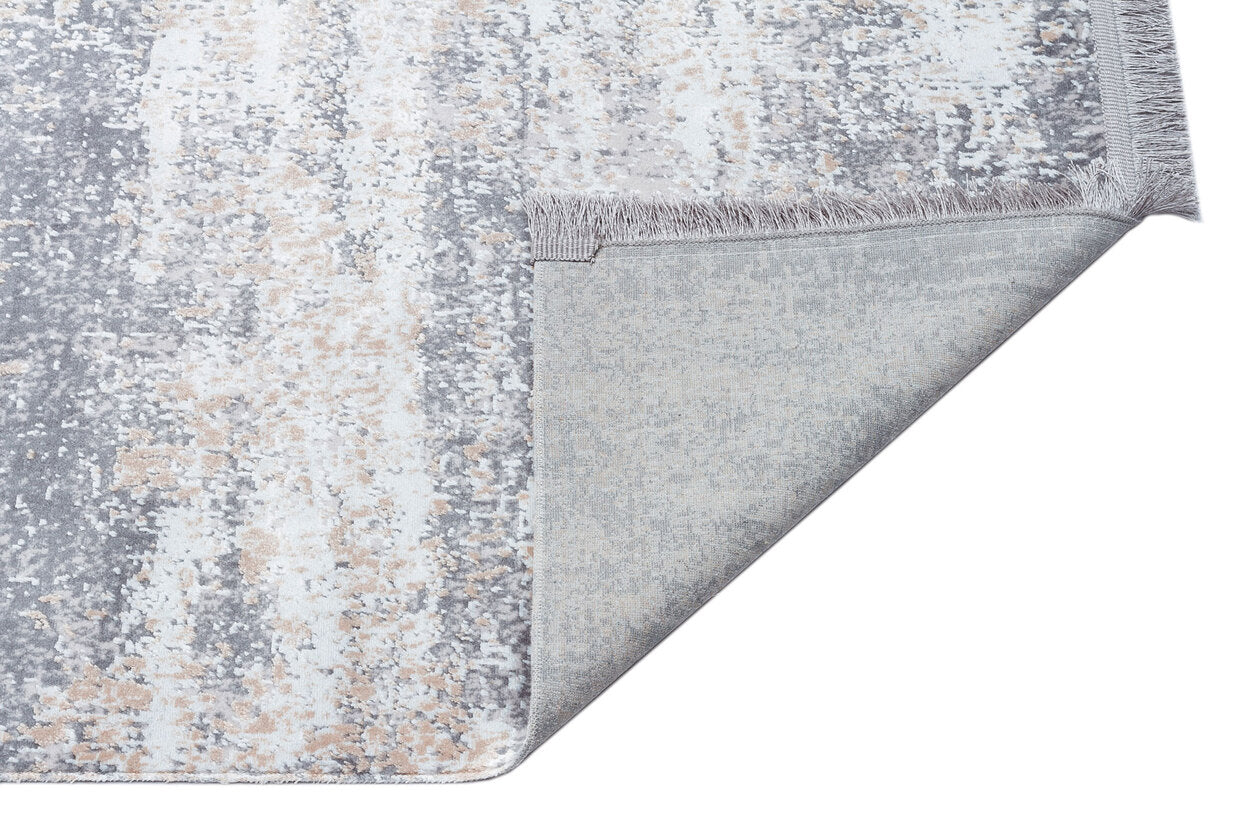 ST 01 BEIGE GOLD XW - SATEEN - Hav Toz Vermez Yıkanabilir Kaymaz İnce Dokuma Modern Halı