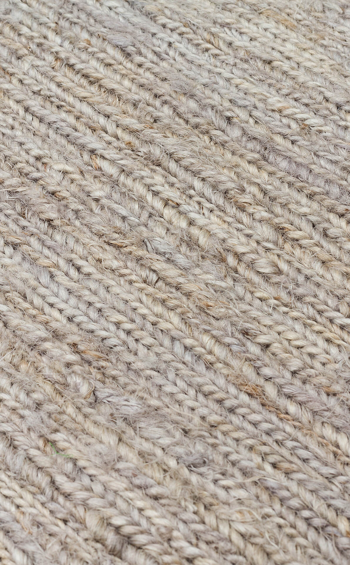 SMK PLAIN GREY - SOUMAK - Soumak Örgülü Naturel Kendir Halı