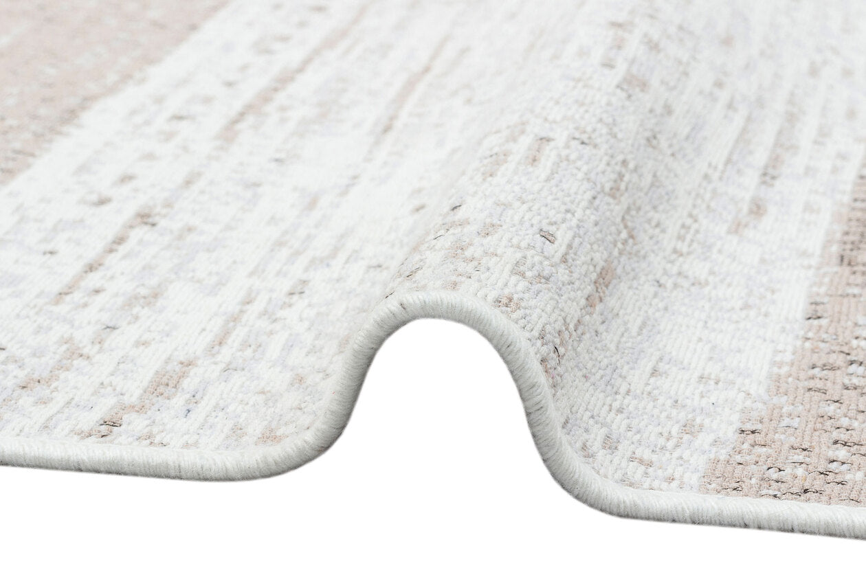 Arya AR 06 Naturel - Yıkanabilir Çift Taraflı Modern Dokuma Kilim
