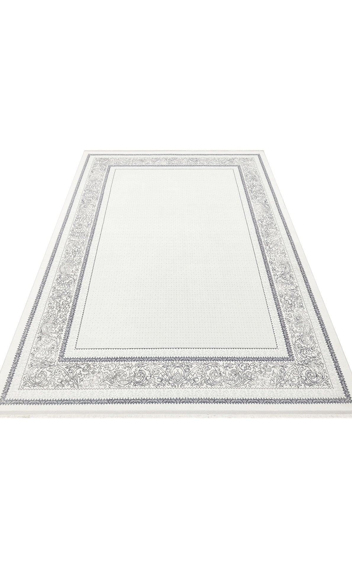 ST 102 GREY XW - SATEEN - Hav Toz Vermez Yıkanabilir Kaymaz İnce Dokuma Modern Halı