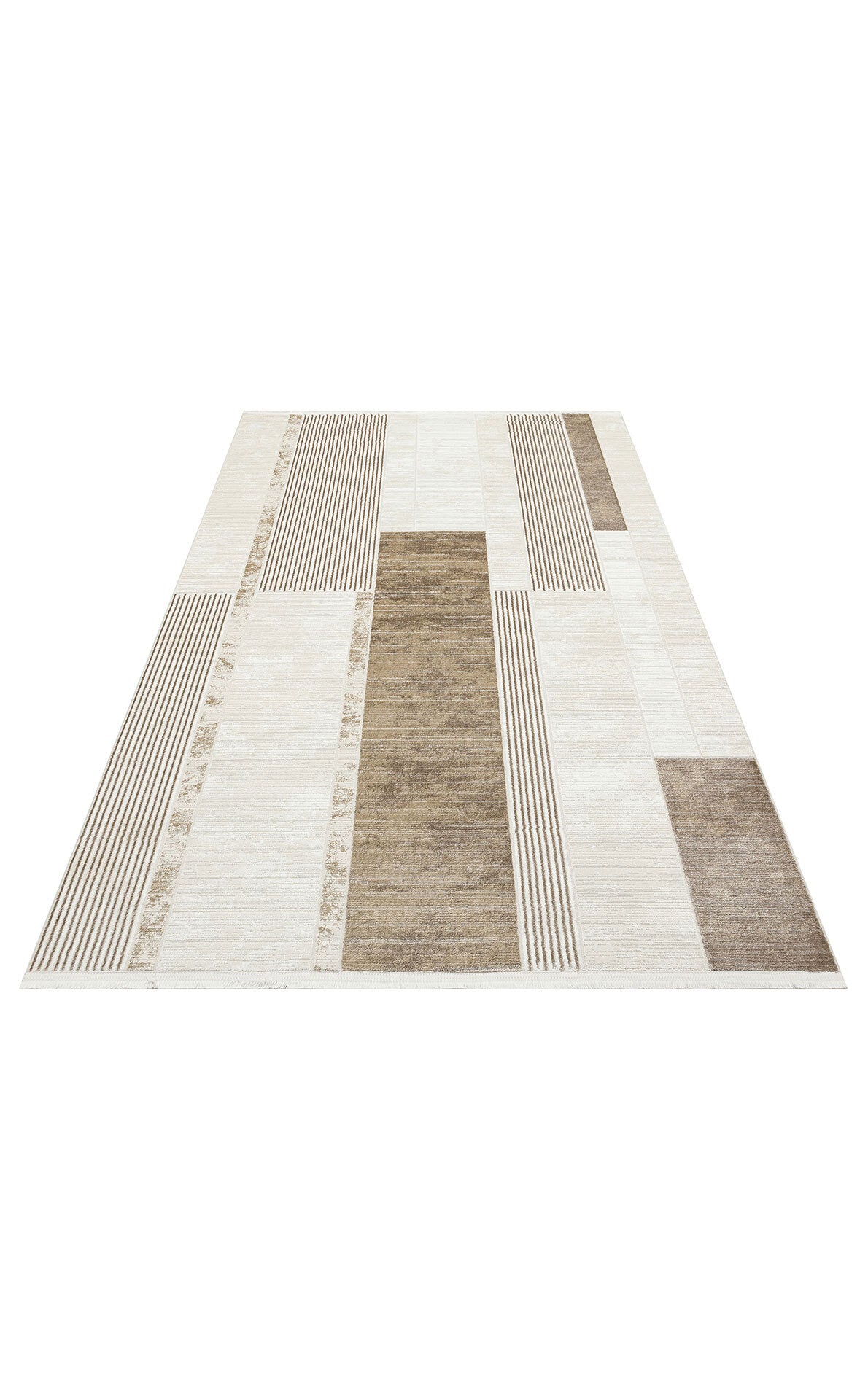 Lagos LGS 18 Krem Bej XW - Yıkanabilir Hav Vermez Modern Desenli Halı