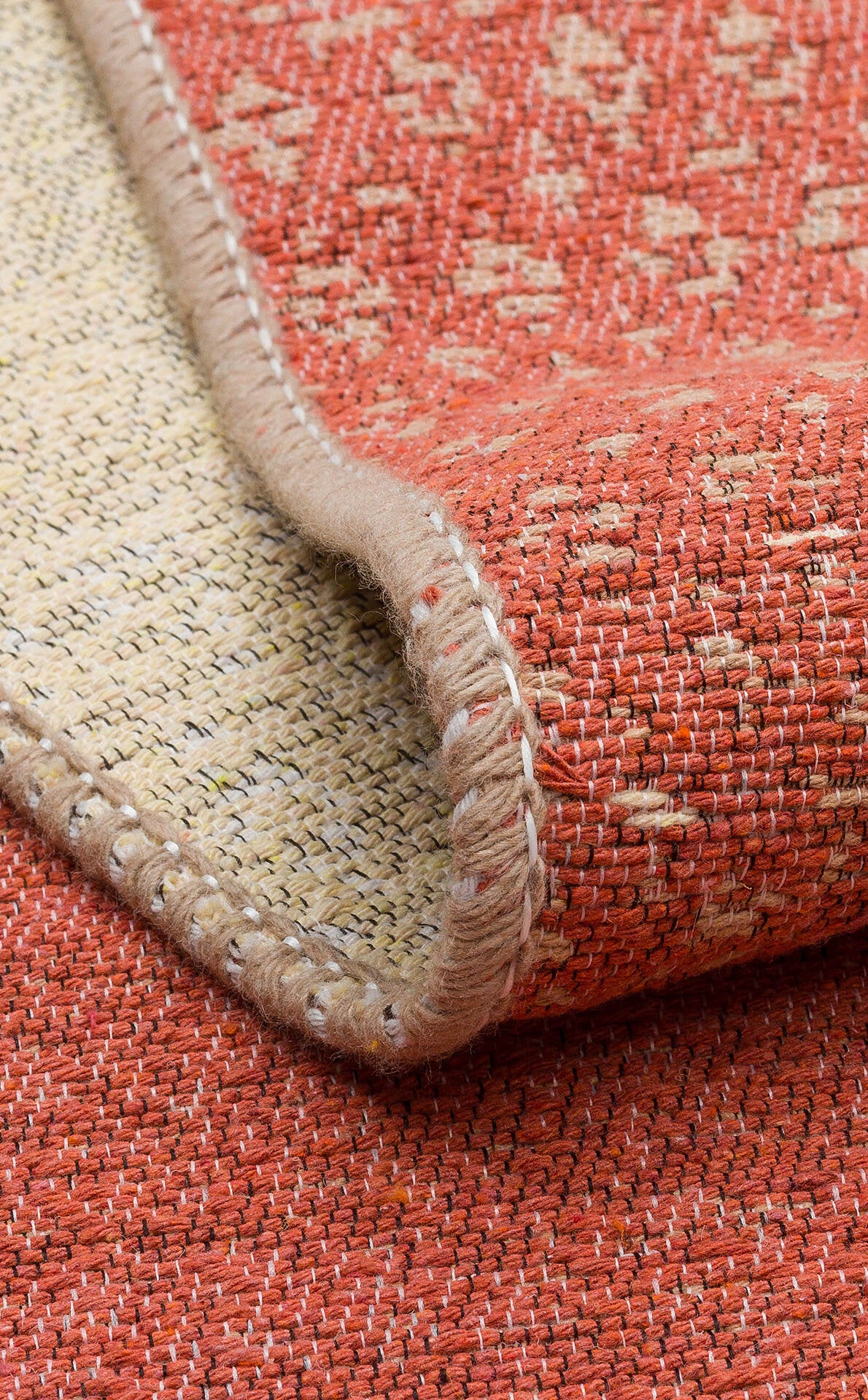 Arya AR 37 Toprak - Yıkanabilir Çift Taraflı Modern Dokuma Kilim