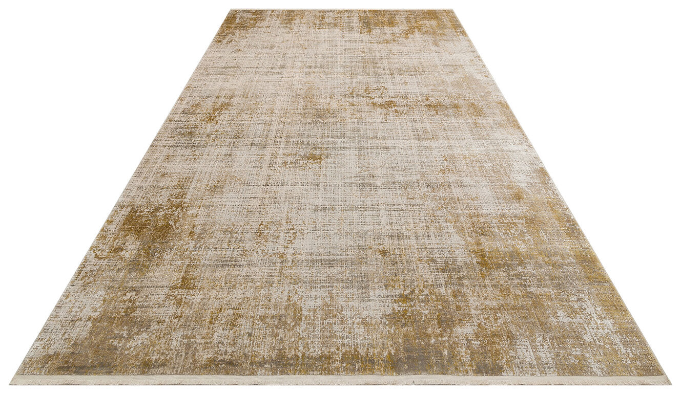 FRESCO XW FS 27 Bej - Eskitme Dokulu Işıltılı Salon Halısı