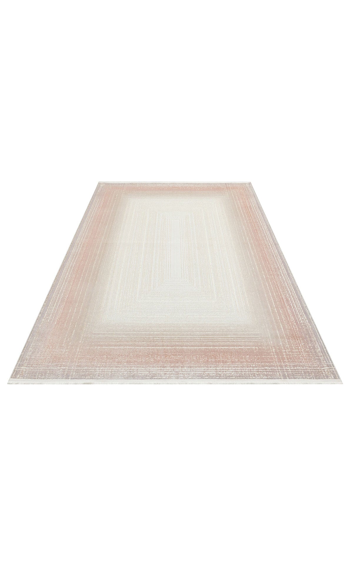 ST 105 POWDER - SATEEN - Yıkanabilir Kaymaz Tabanlı Hav Vermez Sık Dokuma Modern Halı