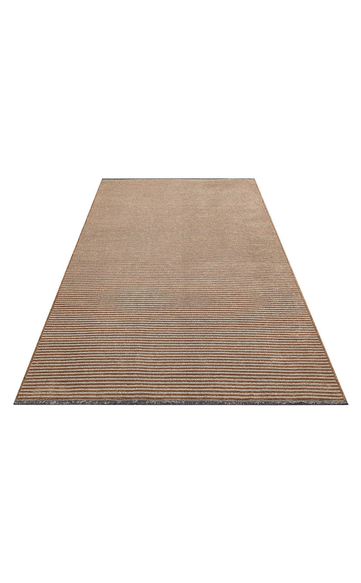Ada Plain Bej - Yıkanabilir Kaymaz Hav Yapmaz Modern Düz Dokuma Kilim