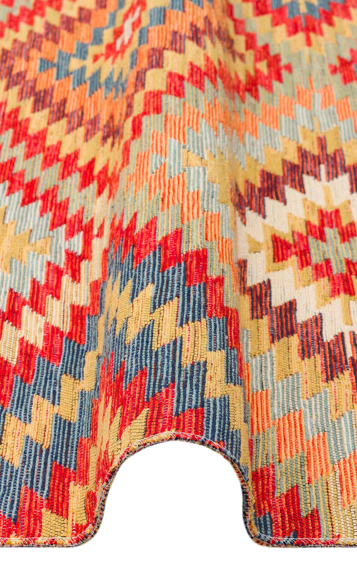 Nomad NMD 07 Toprak - Çift Taraflı Yıkanabilir Kilim | Otantik Kilim