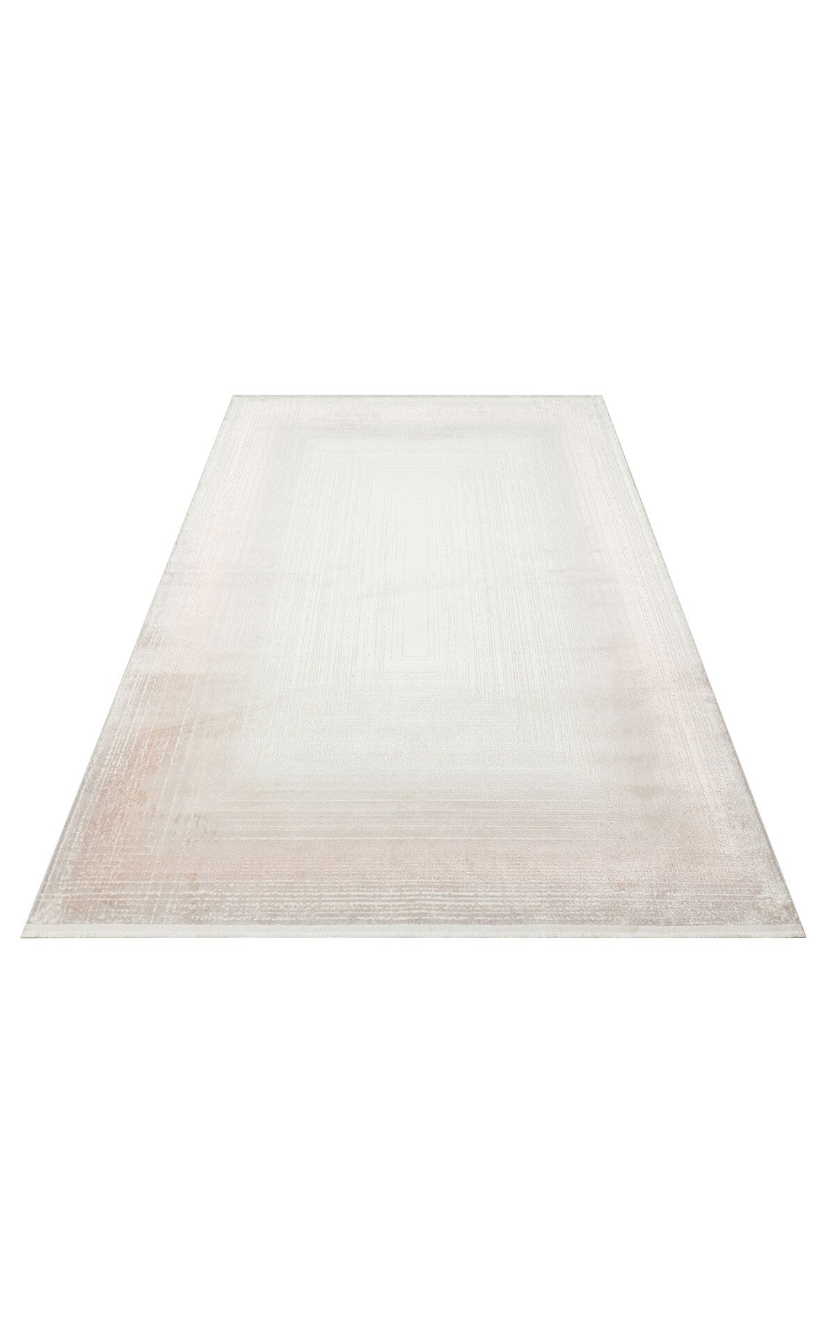 ST 105 POWDER - SATEEN - Yıkanabilir Kaymaz Tabanlı Hav Vermez Sık Dokuma Modern Halı