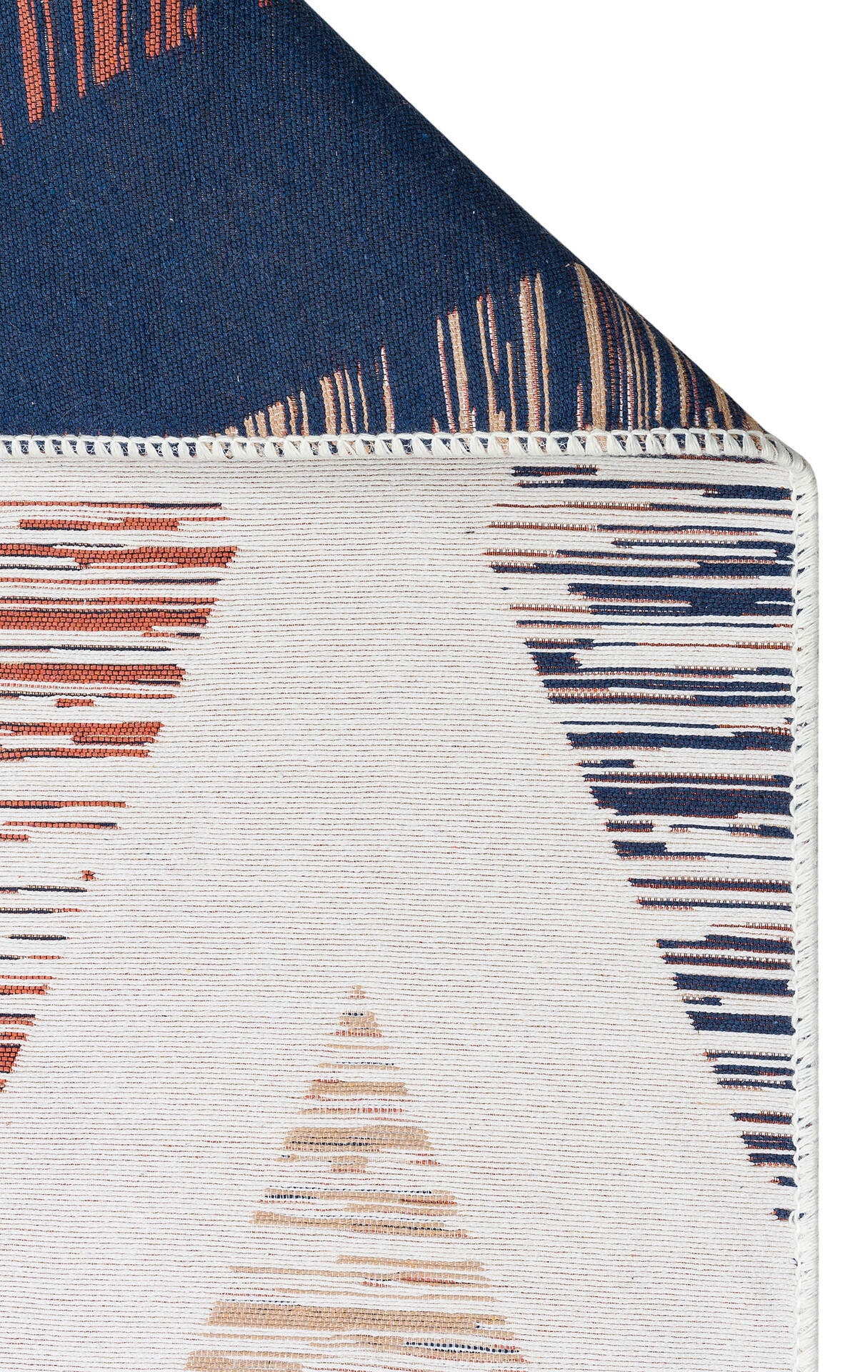 Arya AR 38 Çok Renkli - Yıkanabilir Çift Taraflı Modern Dokuma Kilim