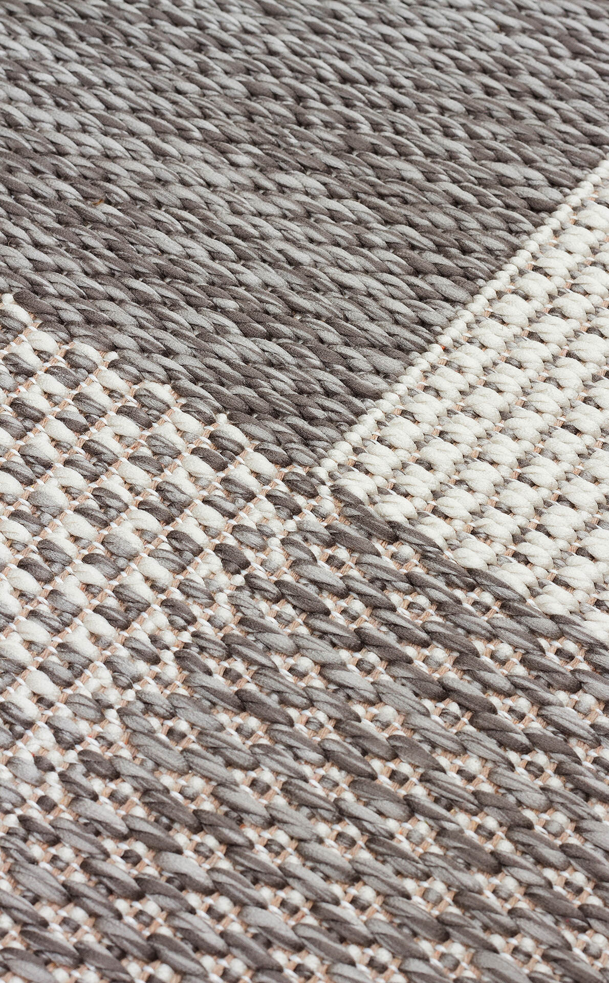 Mono MNO 01 Gri - Yıkanabilir Kaymaz Kilim Halı