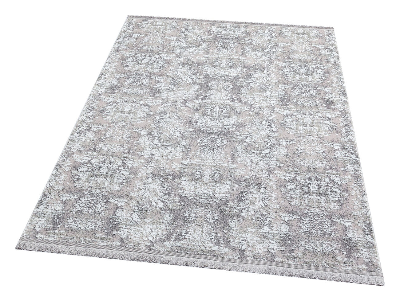 ST 06 GREY XW - SATEEN - Hav Toz Vermez Yıkanabilir Kaymaz İnce Dokuma Modern Halı