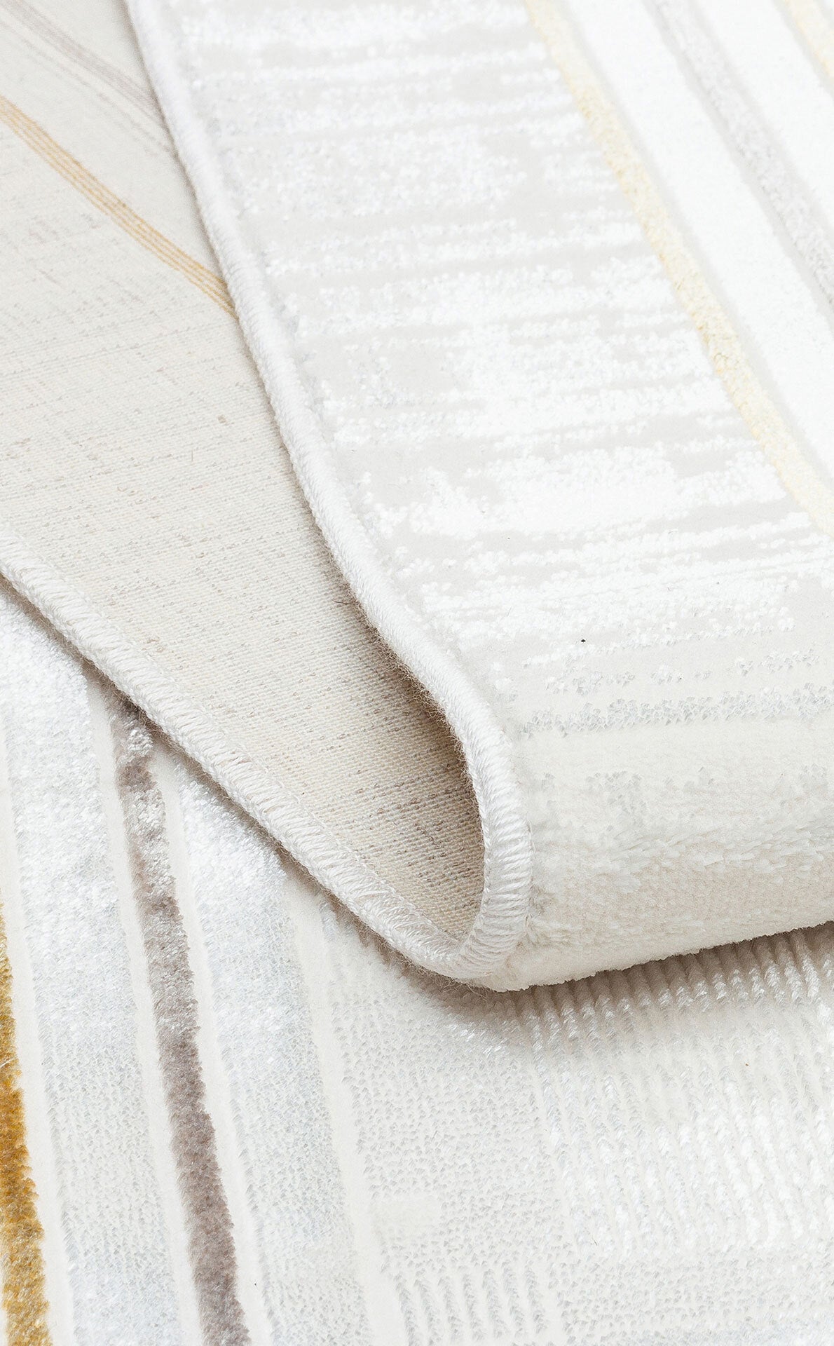 ST 905 CREAM GOLD - SATEEN LUX - Hav Toz Vermez Modern Halı