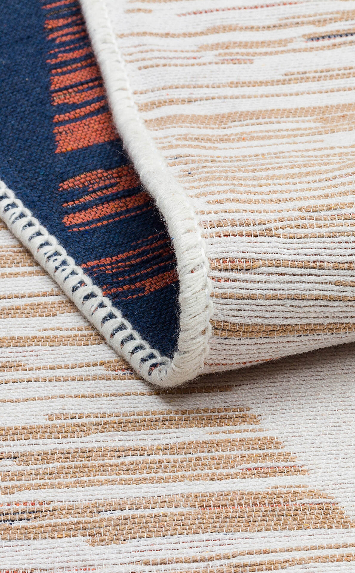 Arya AR 38 Çok Renkli - Yıkanabilir Çift Taraflı Modern Dokuma Kilim