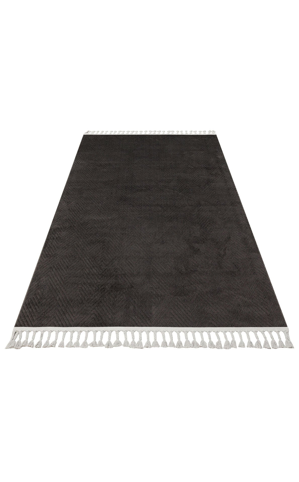 URB 01 BLACK - URBAN - Etnik Desenlere Sahip Hav Toz Vermez Yumuşak Dokulu Modern Halı
