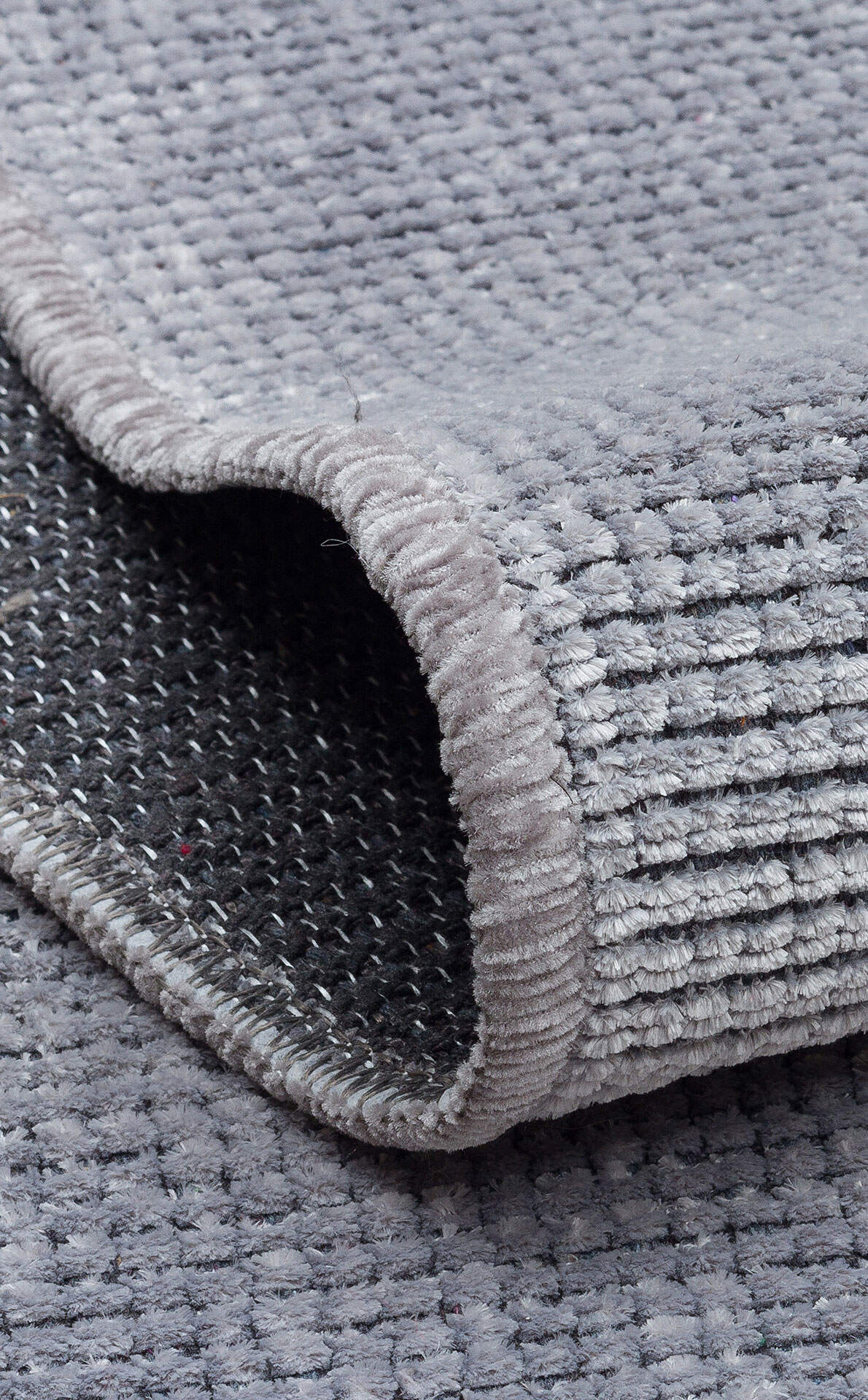 CPR 01 GREY - CAPRI - Hav Toz Vermez Kaymaz Kolay Kullanımlı Yıkanabilir Düz Renk Kilim