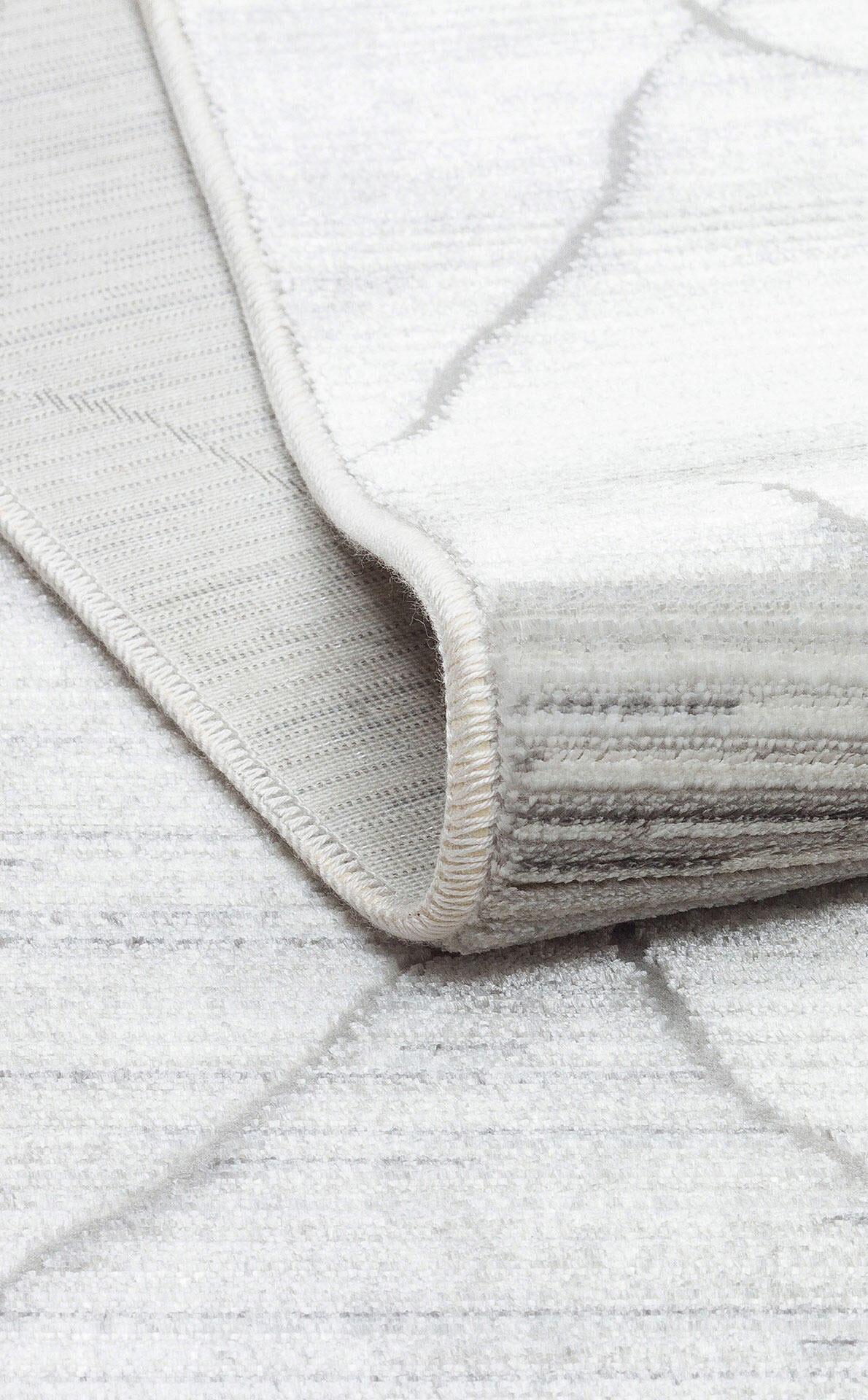 ST 908 GREY - SATEEN LUX - Hav Toz Vermez Modern Halı