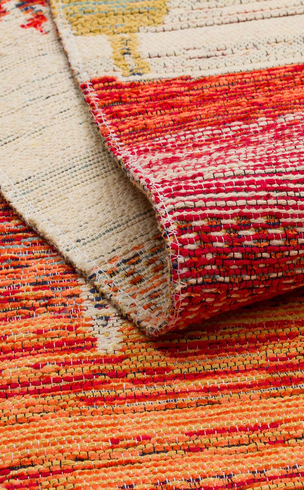 Nomad NMD 12 Toprak - Çift Taraflı Yıkanabilir Kilim | Otantik Kilim