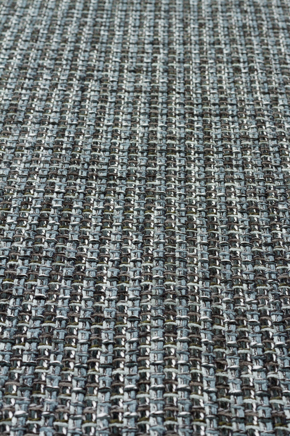 BRK 01 ANTRASIT SILVER - BROOKLYN - Hasır Görünümlü Kaymaz Renkli Dokuma Modern Kilim