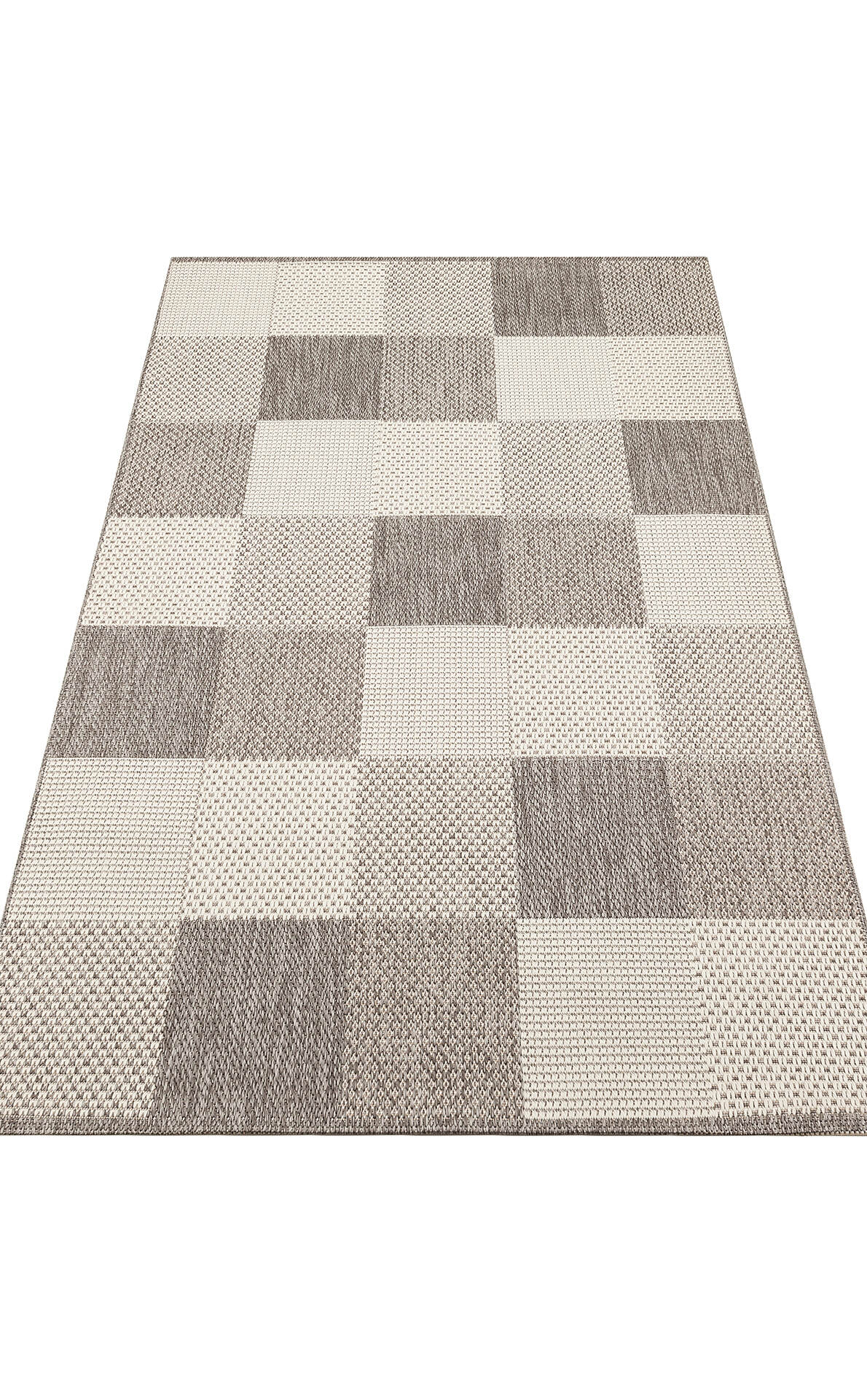 Mono MNO 01 Gri - Yıkanabilir Kaymaz Kilim Halı