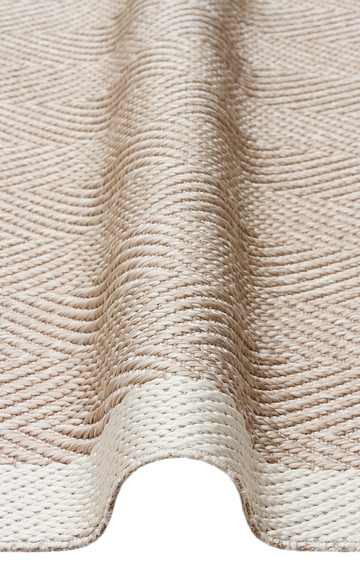 Mono MNO 02 Bej - Yıkanabilir Kaymaz Kilim Halı