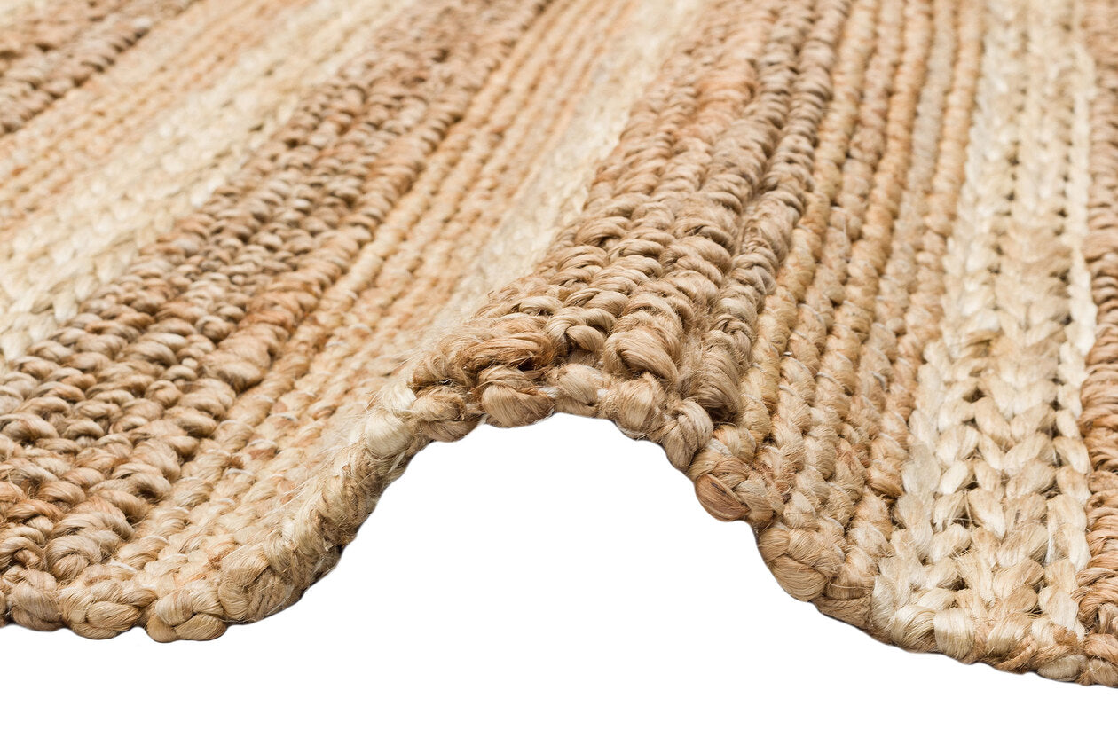 S-1410 NATURAL XW - NETRA - Farklı Örgü Dokusuna Sahip El Dokuma Naturel Jüt Hasır Halı