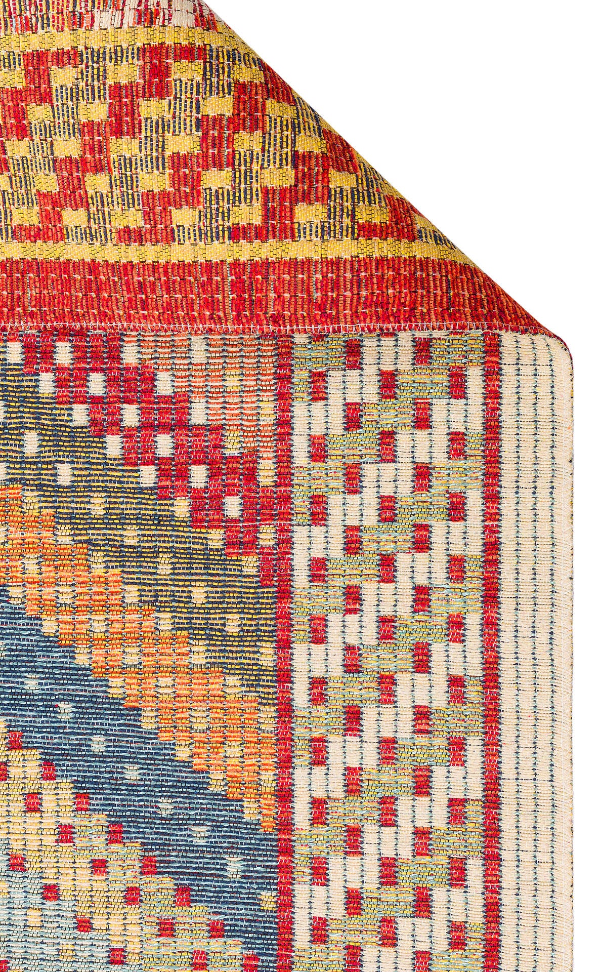 Nomad NMD 10 Kırmızı - Çift Taraflı Yıkanabilir Kilim | Otantik Kilim